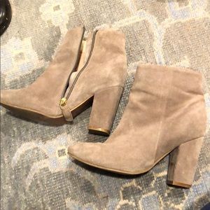 Seychelles Grey Suede ZIP Up Booties